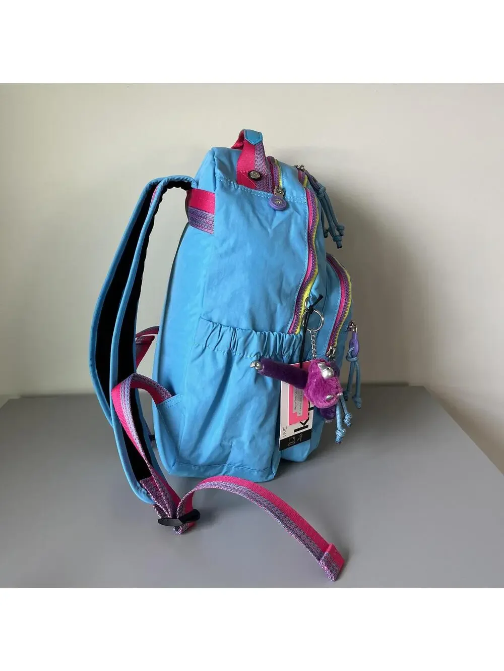 Kipling | Bags | Kipling Seoul Small Tablet Backpack In Blue Fun Nwt ...